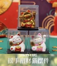 招財貓太陽能招手
