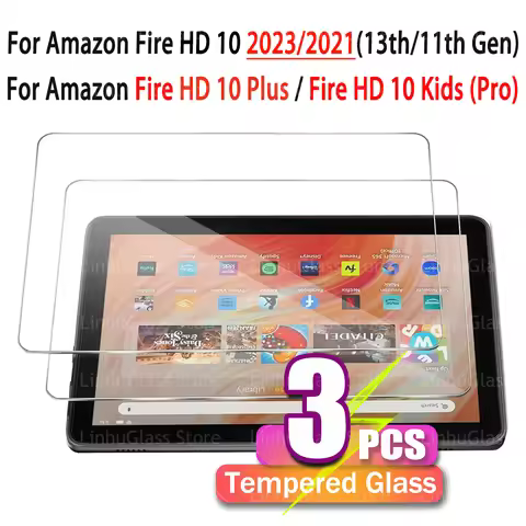 Screen Protector for Amazon Fire HD 10 Tablet (13th/11th Gen, 2023/2021)/Fire HD 10 Plus/Fire HD 10 