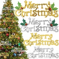 4.5/7/11cm Merry Christmas Letter Hanging Sign Pendant/3D Merry ChristmasLetters Hanging Sign /Chris