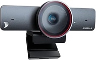 WYRESTORM 4K Webcam with AI Tracking, 120° FOV Wide Angle, Auto Framing, 90fps, 8X Digital Zoom, Dua