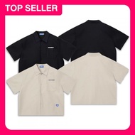 "ขายดี ส่งเร็ว กทม 1 วัน" HOMEBOY เสื้อเชิ้ตทรง crop รุ่น HB.CROPPED.OVS.SHIRT