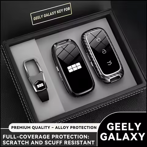 Suitable for Geely Galaxy L6 L7 E8 E5 Xingyao 8 Car Key Pack Alloy Leather High-end Car Key Chain Ca