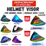GRACSHAW VISOR GENNEX G535/G838 JAPAN SERIES/ DC SERIES/ GEOMAX G555/ GAIZER G838 GAIZER II/ MHR OF9