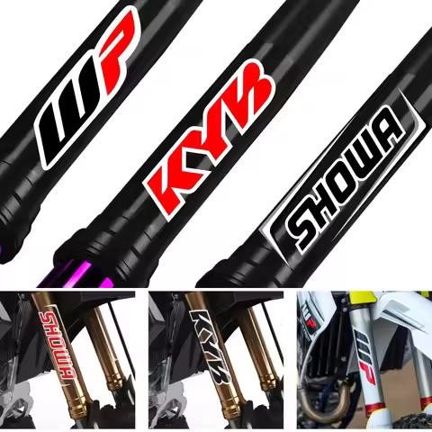Universal Motorcycle Fork Stickers Motocross Decal for Showa KYB WP Shocks Cool Waterproof Vinyl Log