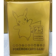 Pokemon 25th Anniversary Golden Card Sleeves from Japanese 25th Anniversary Golden Box