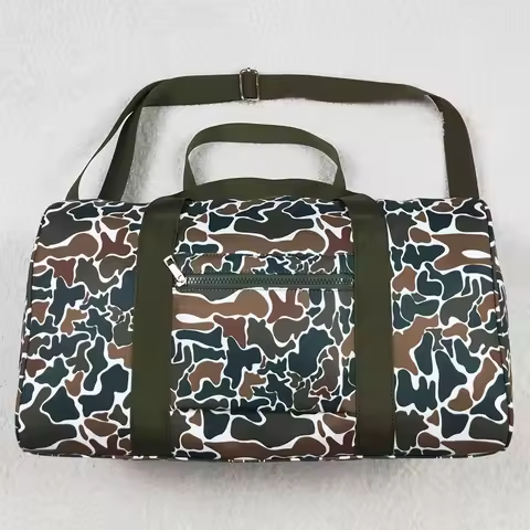 Boutique Kids Children Adult Bags Duck Camo Duffle Gym Bags Fall Fashion Children Kids Zip Luggage T