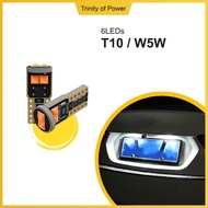 1PC 6LED T10/W5W Side Door Light Small Headlight Car Boot License Plate Interior Bulb Lampu Kecil De