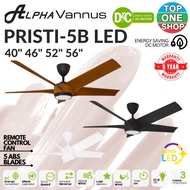 ALPHA | Vannus Pristi-5B Pristi LED 3 COLOR 40 46 52 56 Inches 12 R/F Speed Remote Control DC Motor 