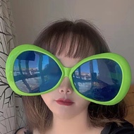 Round frame exaggerated big glasses, summer beach decoration glasses, dance, funny party decoration 