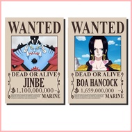 ⊗ ▝ □ ♞NEW BOUNTY - One Piece Shichibukai / Warlords Wanted Poster