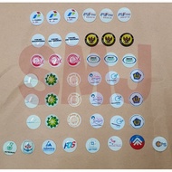 MINIMAL Yoyo logo ID card coating diameter 2cm Logo Costume Resin Yoyo ID Card MiNimMAL 30pcs
