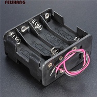 FEISHANG Battery Case with Wire Lead Outdoor Tool 12 Volt 12V Safety 8 AA Batteries Plastic Battery 