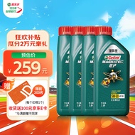 嘉实多（Castrol）磁护 全合成机油 5W-30 SN  汽车机油 润滑油保养 4L套装（1L*4桶）