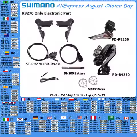 Shimano Dura ace Di2 R9270 Groupset Only Electronic Part 2x12S R9250 Front/Rear Derailleur ST BR-R92