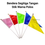 Triangle Flag, Colored Stick Hand Flag POLOS