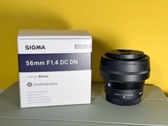 極新 SIGMA 56mm F1.4 DC DN Contemporary（富士X-Mount) 水貨