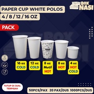 Paper Cup Hot Cold White Drink 4oz 8oz 12oz 16oz Heat and cold resistant Paper Cup Hot and cold Pape