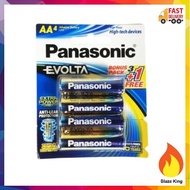 Original Panasonic Evolta 4xAA Alkaline Battery LR6EG/4B1F