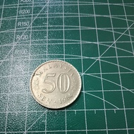 Syiling Lama Malaysia 50 sen 50 cent Coin 1984.