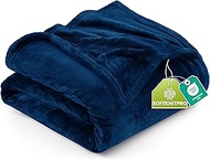 Utopia Bedding (King, Navy Blue) - Fleece Blanket King Size Navy Luxury Bed Blanket Fuzzy Soft Blank