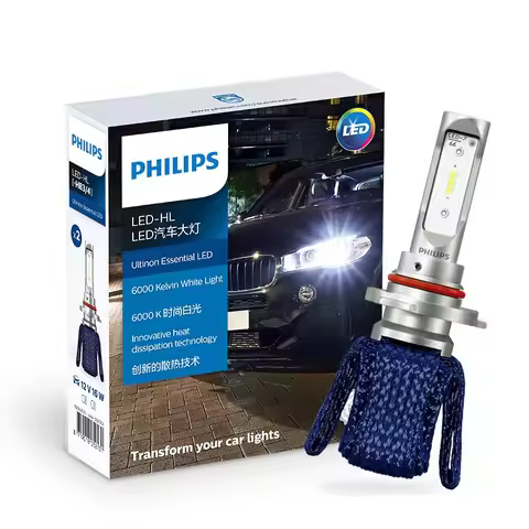 Philips Ultinon Essential LED H7 H11 9005 9006 HB3 HB4 12V 6000K Car LED Head Light Auto Fog Lamps B