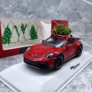 Spark 1/43 Porsche 911 Dakar Dakar Christmas Edition Alloy Car Model Small Defect
