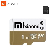 ♥【คลังสินค้าพร้อม】จัดส่งฟรี + COD♥100% Original XIAOMI 1TB การ์ดหน่วยความจำ V60 SCXC Micro TF SD Card 512GB 256GB Flash Memory Card Class 10 Micro Sd Card สำหรับโทรศัพท์