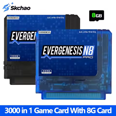 ED N8 Pro 3000 in 1 Game Card With 8G TF Card Retro Game Cartridge For FC Family Computer Classic Ga