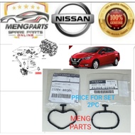 ORIGINAL NISSAN ALMERA N18 1.0 TURBO 2018Y > OIL COOLER O RING * PRICE FOR SET * 21304-00Q0A 21304-0