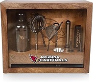 Picnic TIME NFL Arizona Cardinals Old Fashioned Cocktail Bar Set, Bartender Kit, Shaker Set, Bar Acc