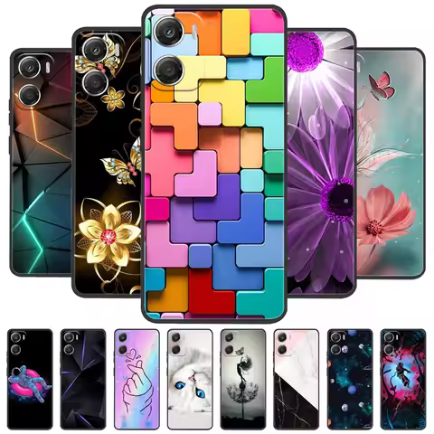 For Motorola Moto G06 / G 06 Power Case Cute Cat Butterfly Printed Back Cover For Moto G06 Power 4G 