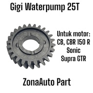 Gear Water Pump Radiator Driven 25T 19242-K56-N00 sonic Supra GTR CB CBR 150 RS LED Fi