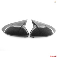 2PCS Side Mirror Cover Trim Replacement For VW Golf 7 7.5 MK7 7.5 GTI R 14-19
