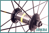 JINDI ชุดล้อจักรยาน700C 40มม.,ชุดล้อจักรยานคาร์บอนฮับขอบอัลลอยด์ต่อต้านเคอร์เซอร์ ☆