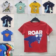 2 1 Boys' short-sleeved T-shirt with patterns for children, small size 12m-6t VNXK (tn),