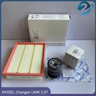 3Pcs Filter Sets For Changan 2021 UNIK 2.0T Air Filter Cabin Filter Oil Filter Suit