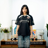 Easternwood Rugby Shirt Short Sleeve Unisex VintagePOLO Shirt Rugby Polo Shirt