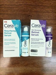 👍CeraVe Skin Renewing Retinol Serum 30ml / Cerave Resurfacing retinol serum 30ml 適樂膚去紋A醇精華 / 適樂膚A醇視黃醇去暗瘡印精華素
