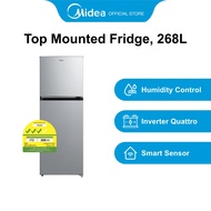 MIDEA MDRT385MTC50-SG 268L TOP MOUNTED FRIDGE