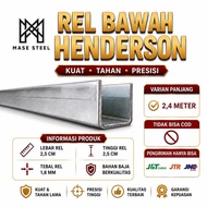 Henderson bottom rail size 2.4 m