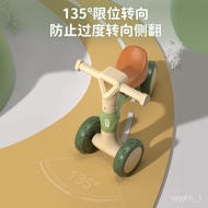 Four-Wheel Children's Scooter Balance Car Walker Luge1-3Gift for Children's Scooter-Year-Old Baby