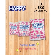 Happy Cotton Balls (50, 150 & 300 balls)