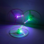 UFO spinner pull string flying soucer LED light