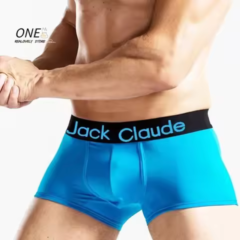 Jack Claude Mens Underwear трусы мужские Boxers Male Panties Pouch Sheath Sheer Underpants Men Tight
