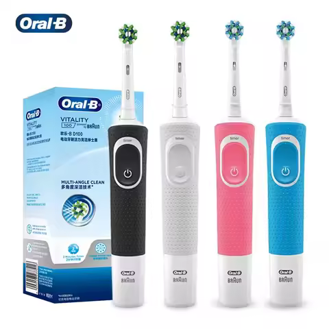 Oral B D100 Electric Toothbrush 2D Vitality Cleaning Teeth Brush Waterproof Electronic Teeth Brush I