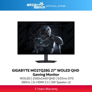 GIGABYTE MO27Q28G 27" QHD 280Hz OLED Gaming Monitor