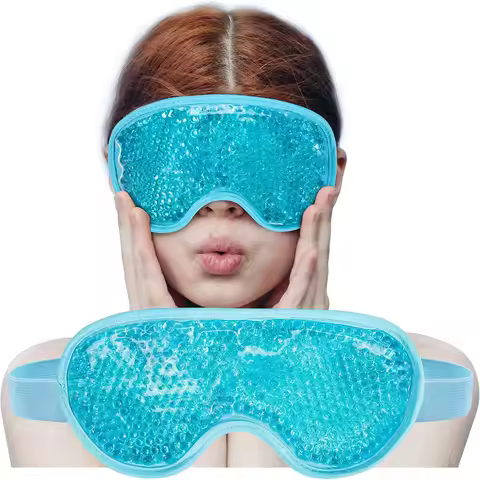 Cooling Eye Mask Gel Eye Mask Reusable Cold Eye Mask For Puffy Eyes, Eye Ice Pack Eye Mask, Migraine