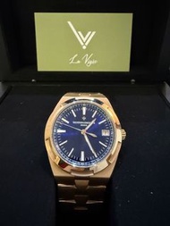 （Sold) 2020年新淨無磨 VACHERON CONSTANTIN 江詩丹頓 縱橫四海系列藍面 OVERSEAS 4500V/110R-B705 