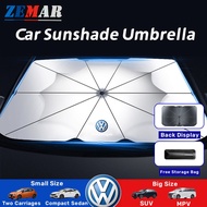 Volkswagen Car Sunshade Umbrella Car Sun Visor UV protection Car Front Windscreen Cover Sun Shade fo