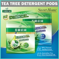Farcent Australian Tea Tree Detergent Pods 99% Natural Antibacterial Deodorize Laundry Beads